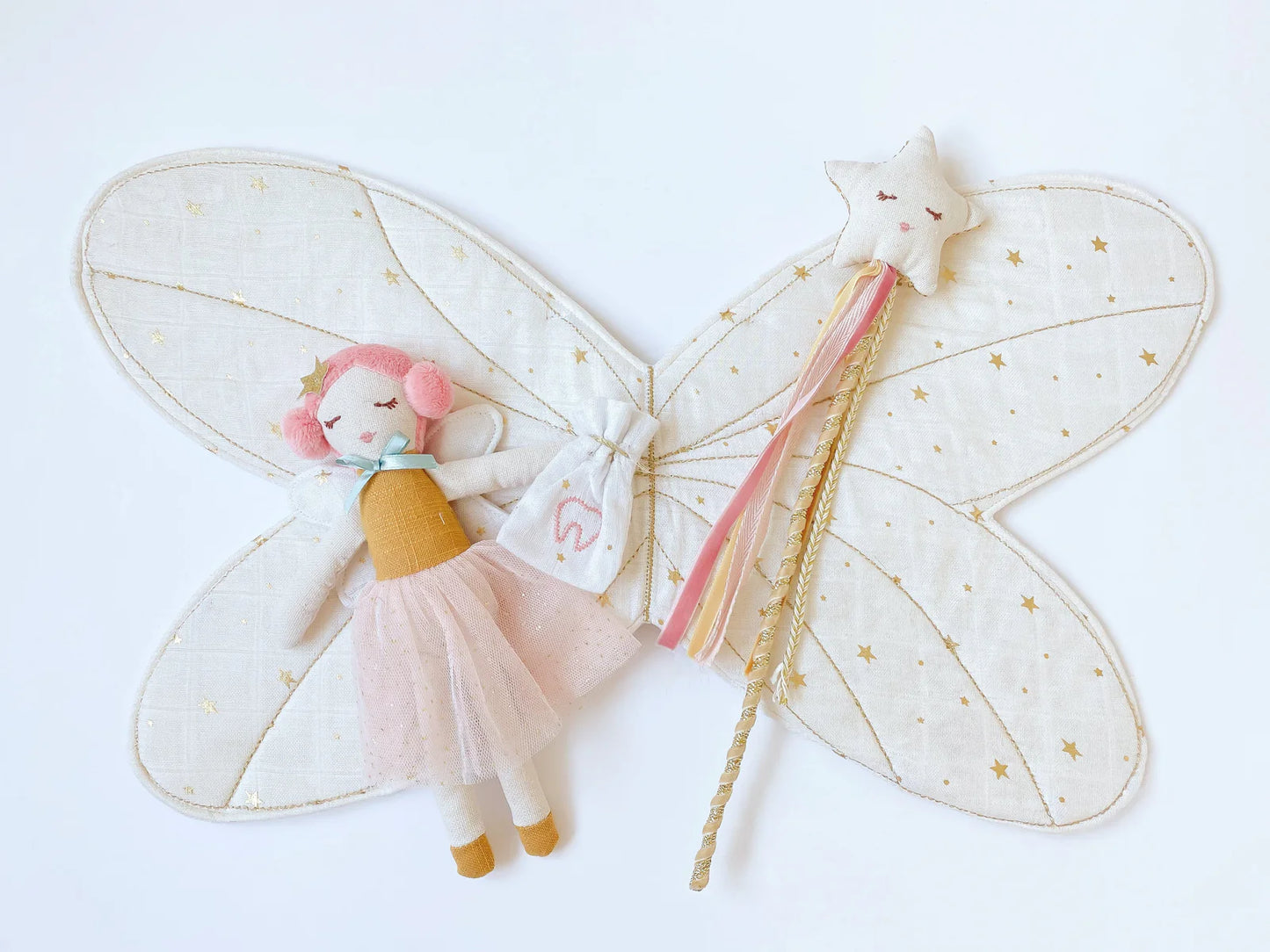 Fairy Wings and Star Magic Wand Dress Up Set