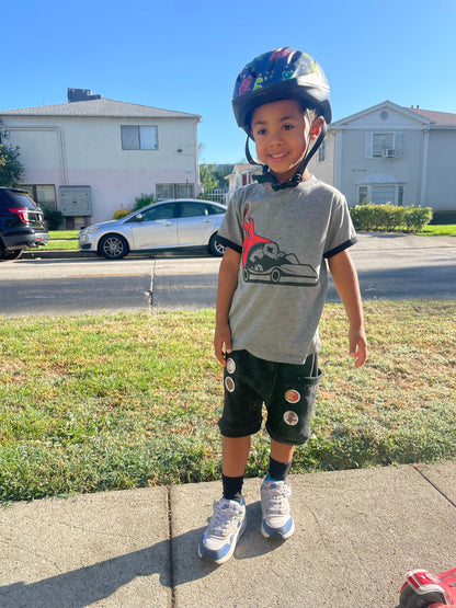 Race Car Heather Grey Tee