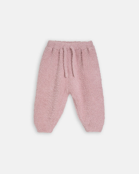 Fuzzy Boxy Lounge Pants - Ash Rose