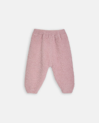Fuzzy Boxy Lounge Pants - Ash Rose