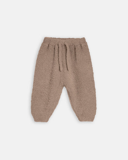 Fuzzy Boxy Lounge Pants - Taupe