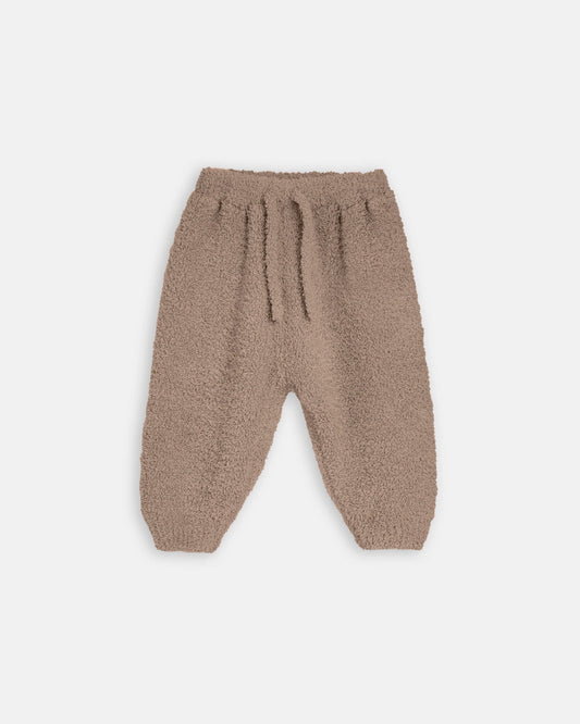 Fuzzy Boxy Lounge Pants - Taupe
