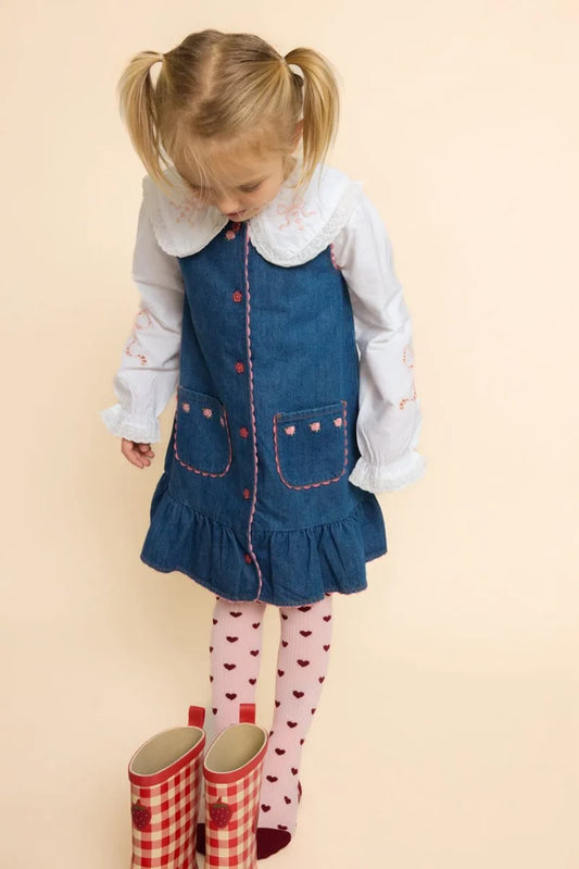 Monique Dress Mid Blue