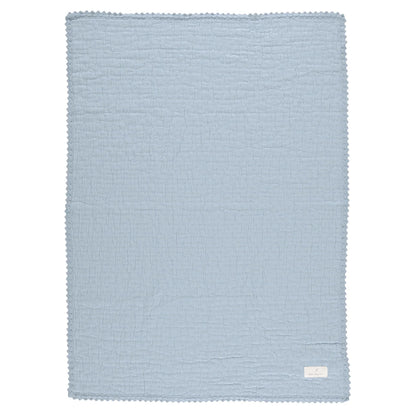 Lumi Blanket Chenille Blue Atlantic