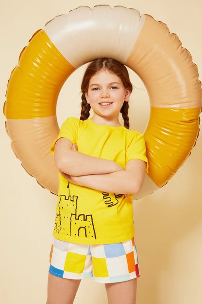 Recycled Cotton Sandcastle Baby T-Shirt