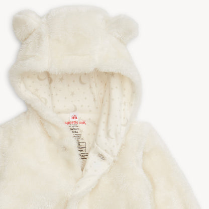 Minky Bear Footie - Cloud