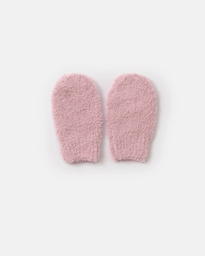 Fuzzy Mittens Ash Rose