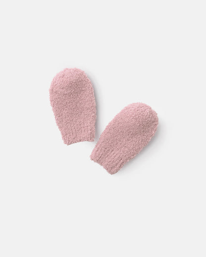 Fuzzy Mittens Ash Rose