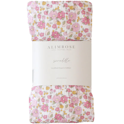 Muslin Swaddle- Rose Garden