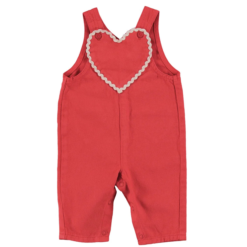 Maya Overall Denim Zigzag