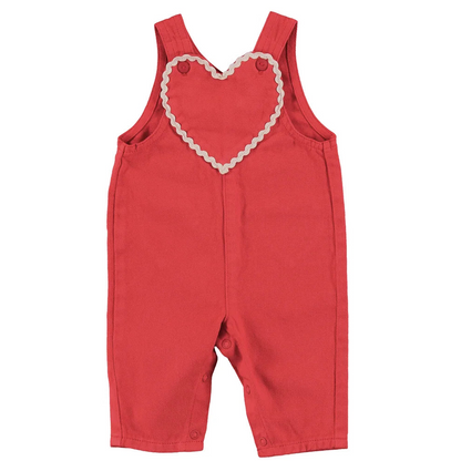 Maya Overall Denim Zigzag