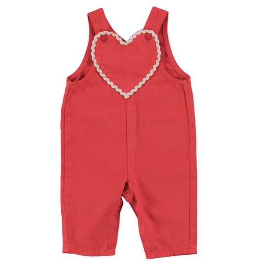 Maya Overall Denim Zigzag