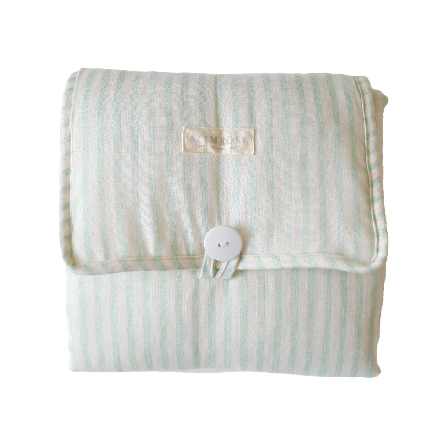 Little Traveller Change Mat- Sage Stripe
