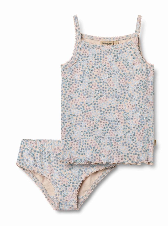 Underwear Havanna Set - Powder Blue Flowers