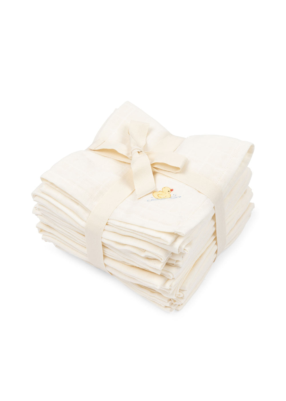 10-Pack Nuvoli Muslin Cloths - Antique White