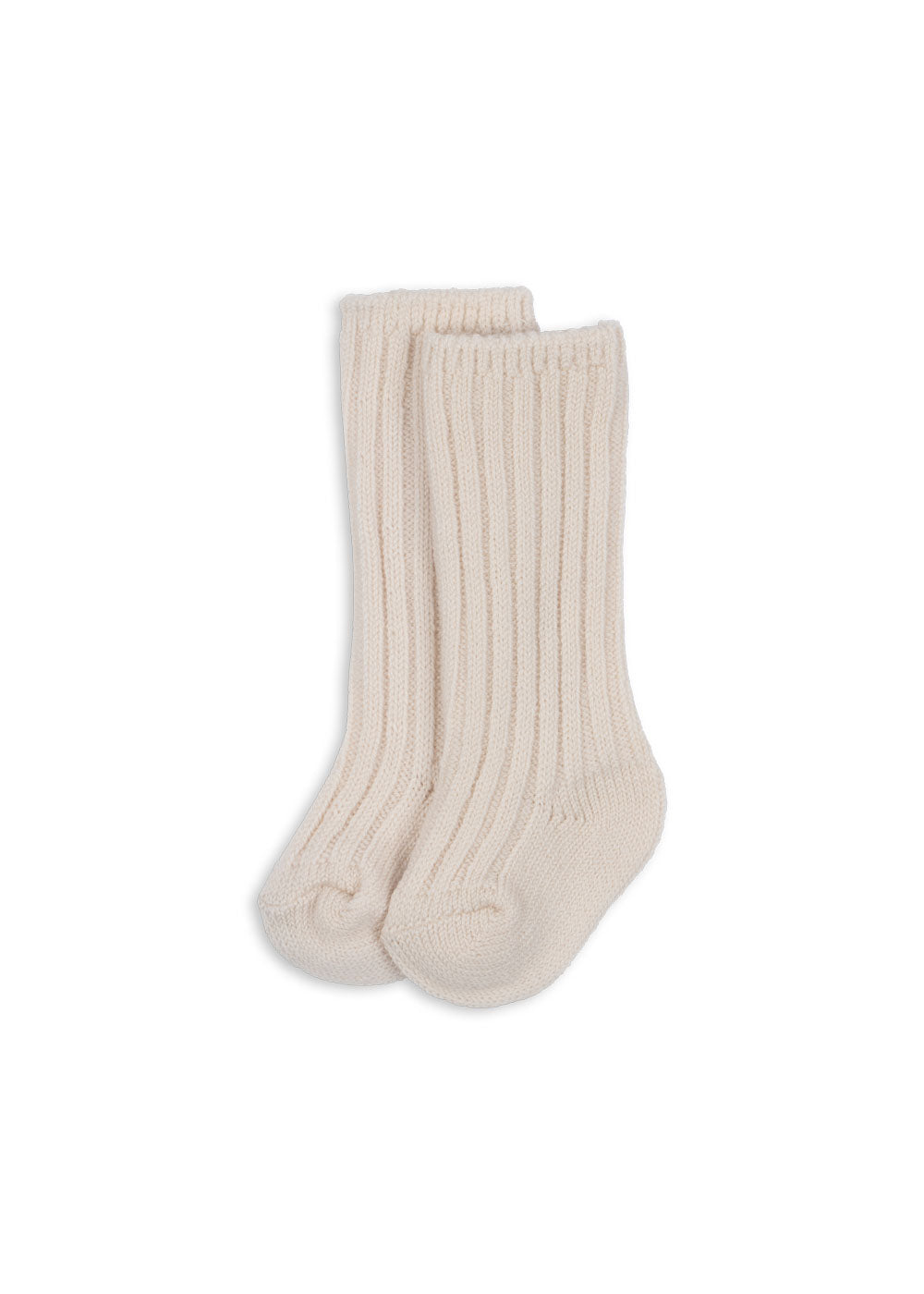 Lana Knit Socks - Off White Melange