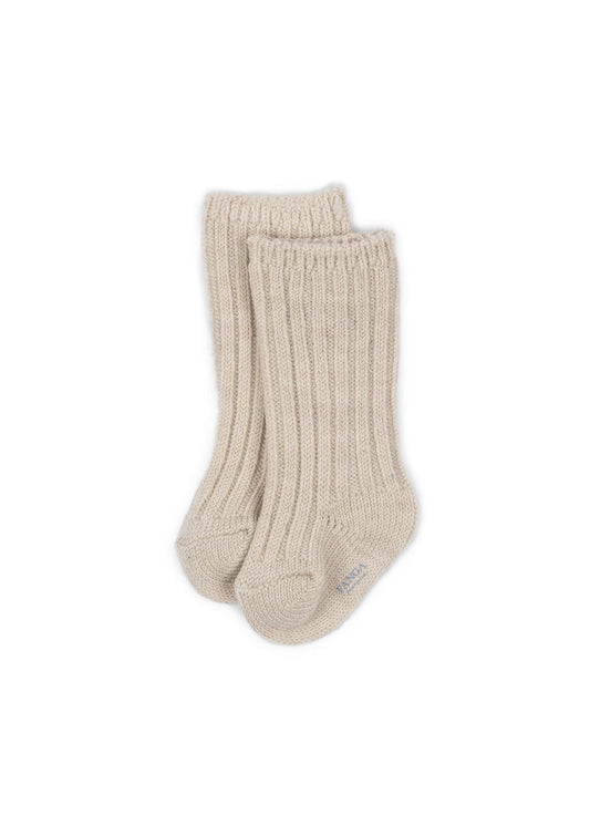 Lana Knit Socks - Sand