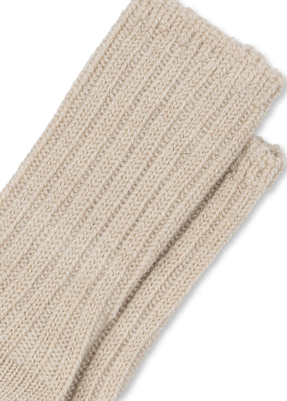 Lana Knit Socks - Sand