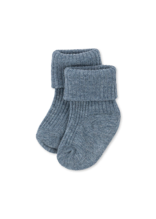 Lana Knit Socks - Ashley Blue
