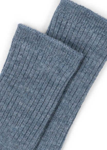 Lana Knit Socks - Ashley Blue