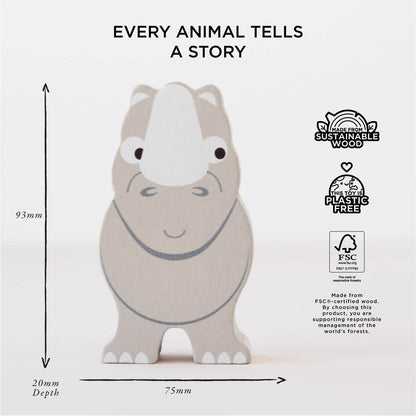 Safari Stacking Animals & Bag