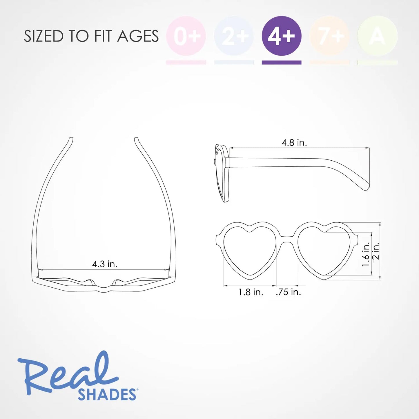 Heart Kids Sunglasses