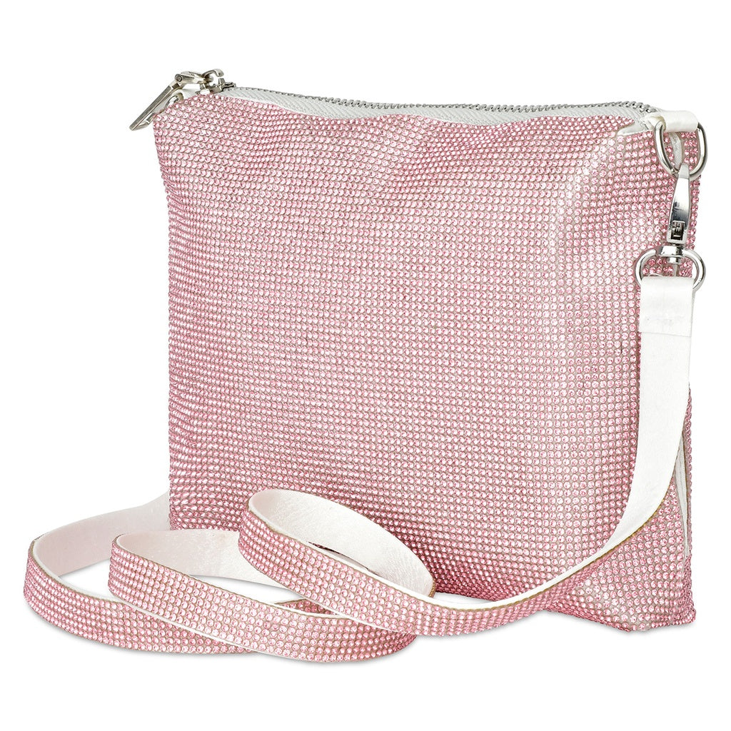 Rose Crystal Cross Body Bag