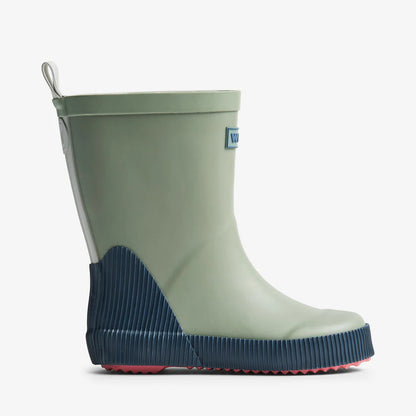 Rubber Boot Welly Teal Water