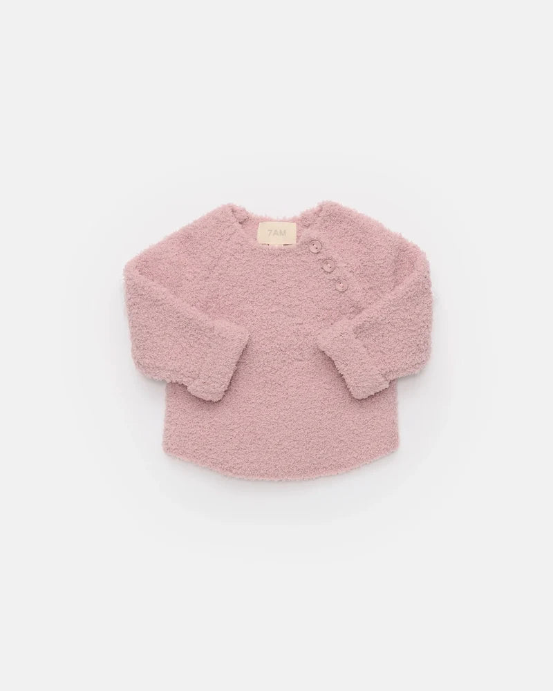 Fuzzy Infant Set Ash Rose