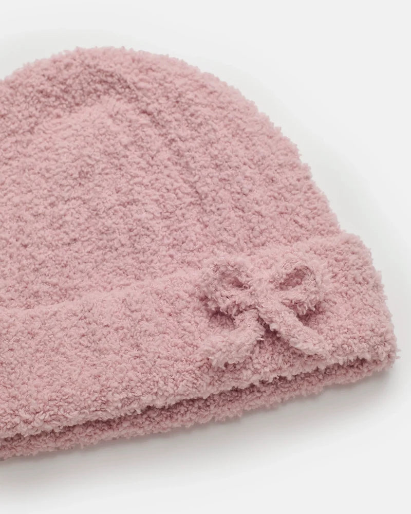 Fuzzy Infant Set Ash Rose