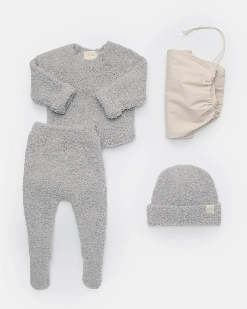 Fuzzy Infant Set Fog