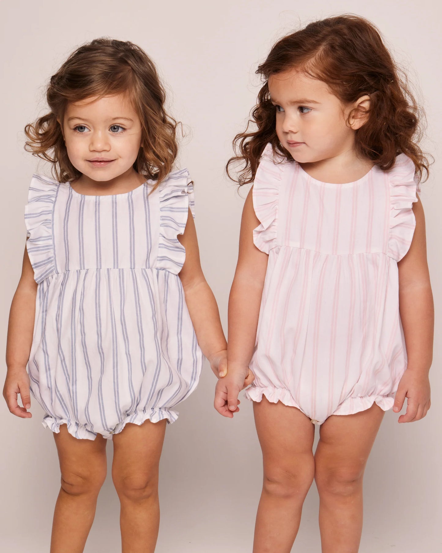 Baby's Twill Ruffled Romper