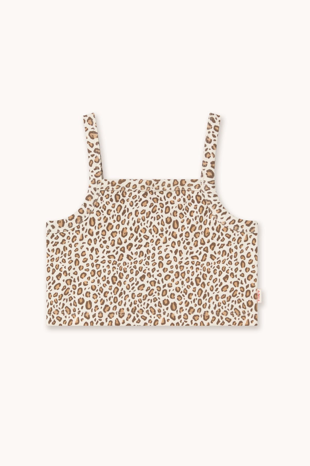 Animal Print Rib Top