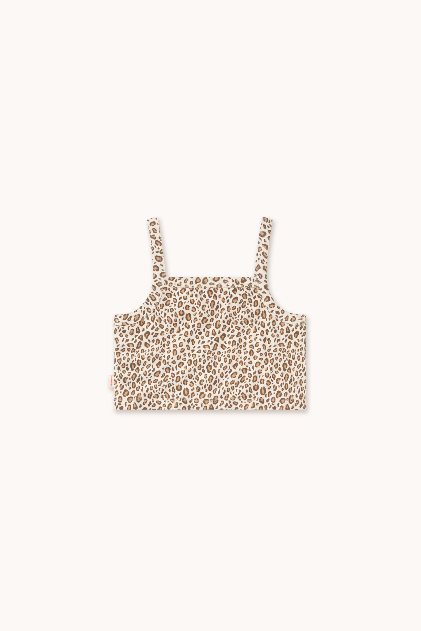 Animal Print Rib Top