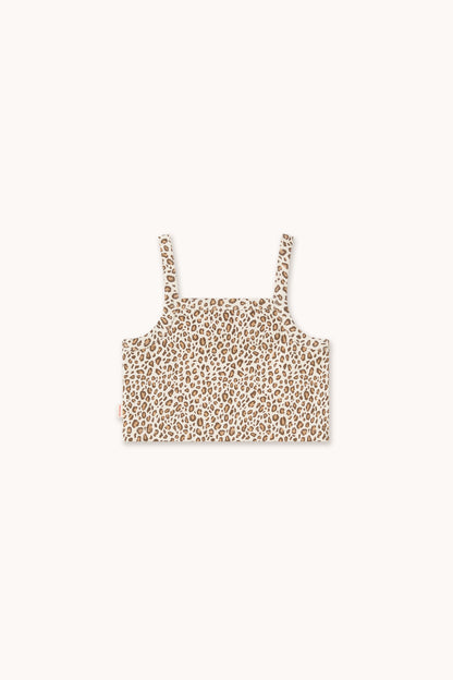 Animal Print Rib Top