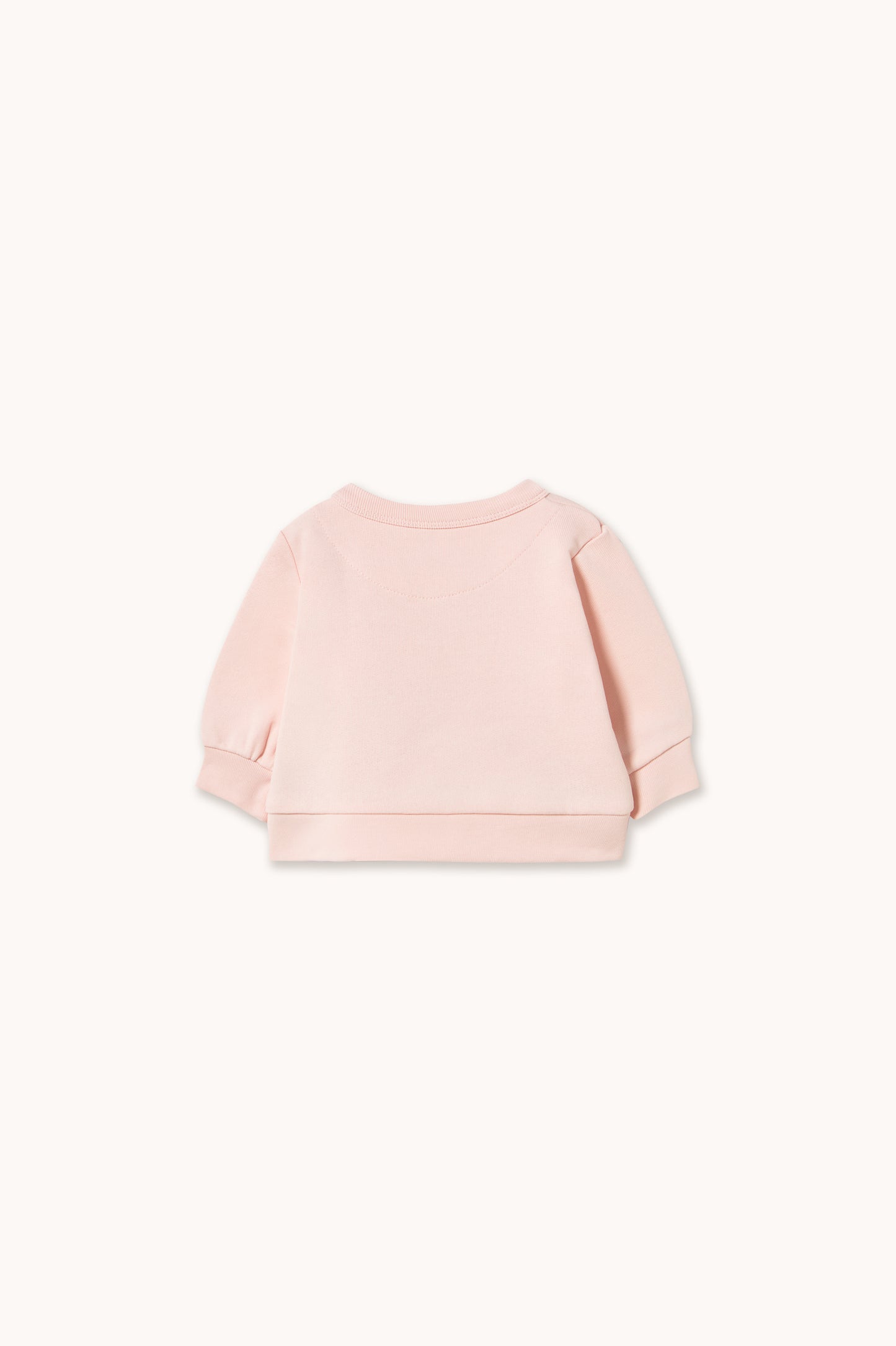 Red Dog Baby Sweatshirt Pastel Pink