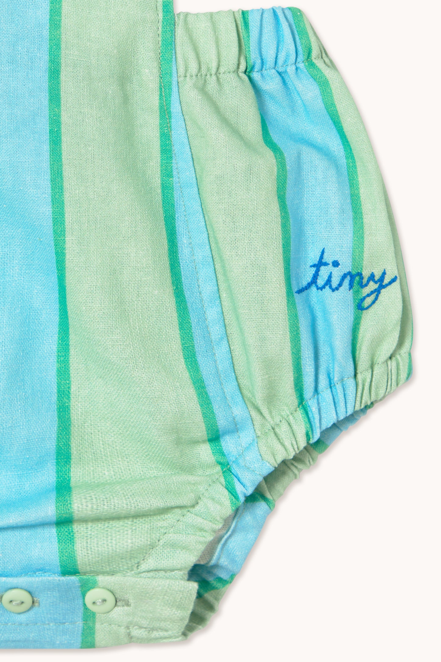 Retro Stripes Body Washed Emerald
