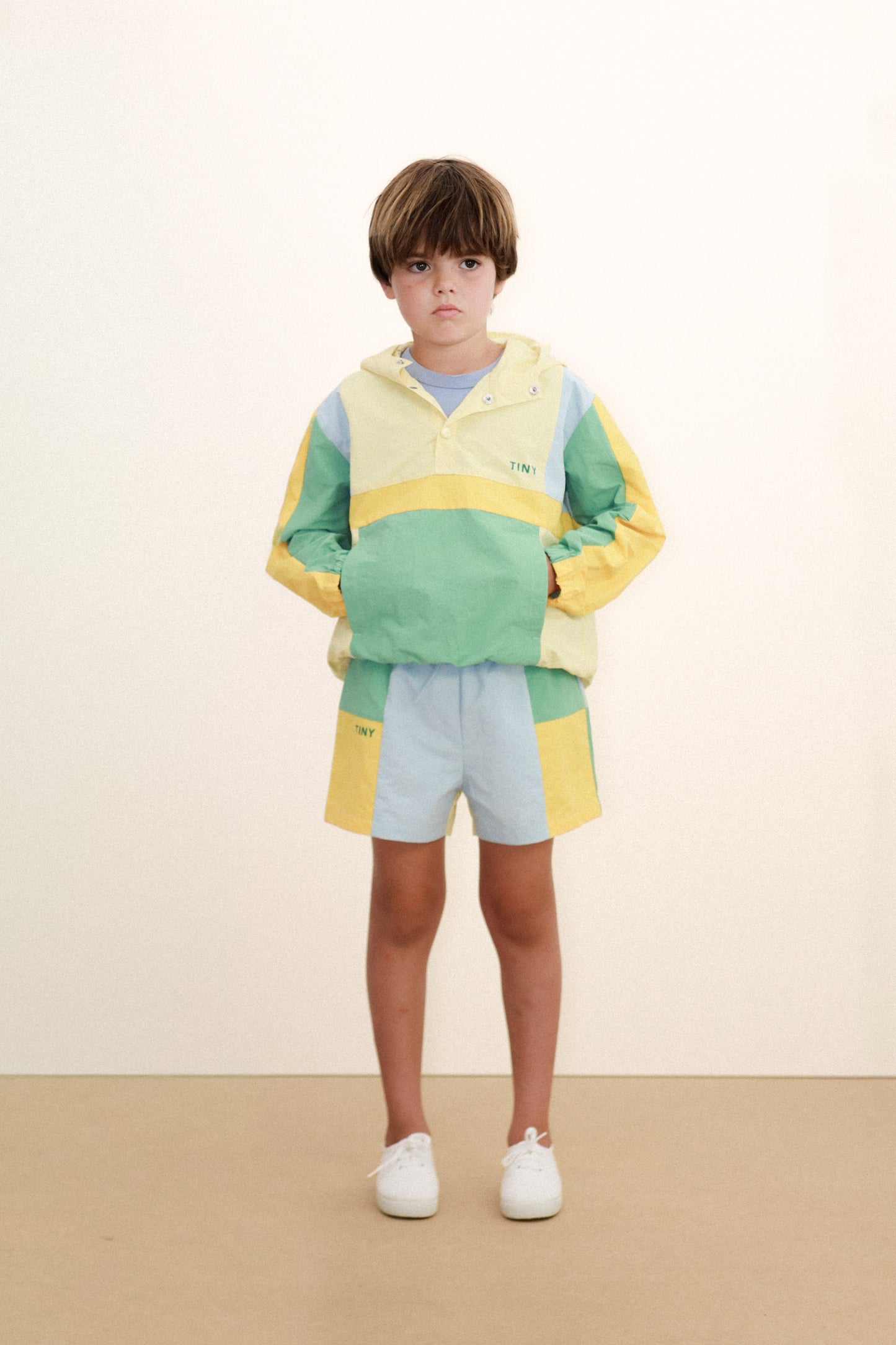 Color Block Woven Jacket