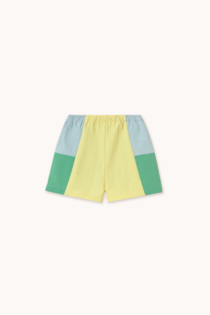 Color Block Woven Shorts