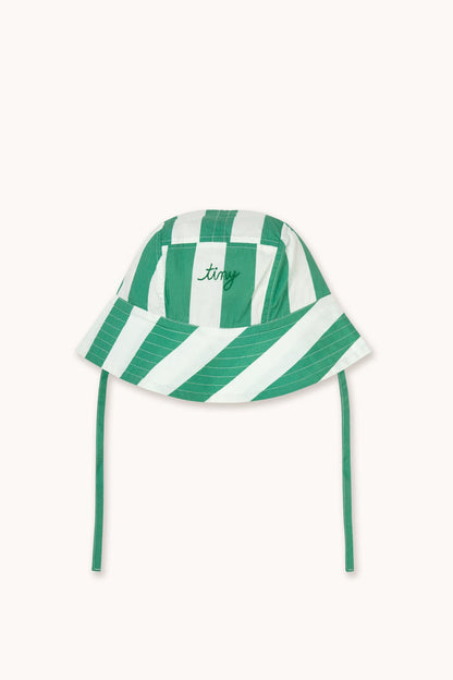 Emerald Stripes Bucket Hat