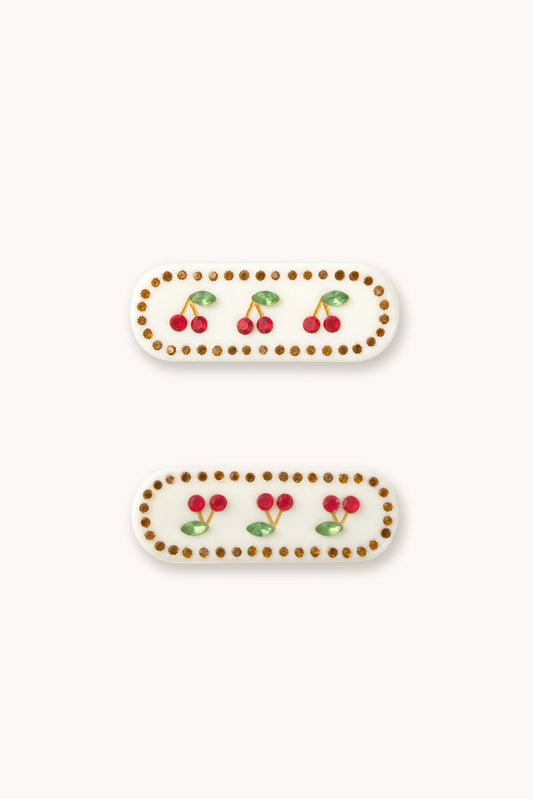 Cherries Hair Clip Set