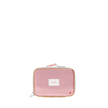 Rodgers Lunch Box-Pink/Silver