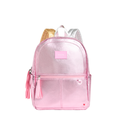 Kane Backpack-Pink/Silver