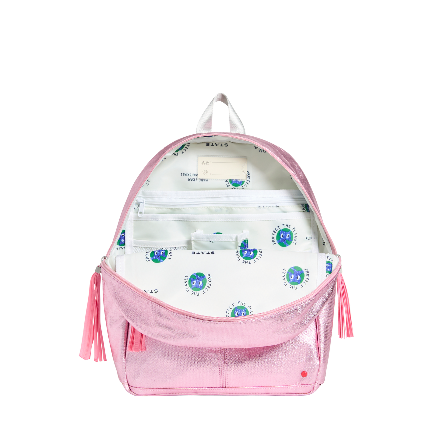 Kane Backpack-Pink/Silver