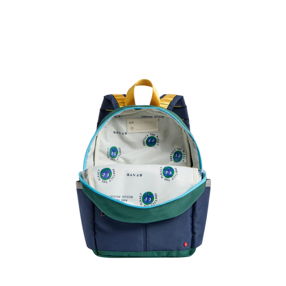 Green/Navy Kane Mini Backpack