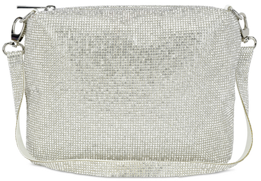 White Crystal Cross Body Bag