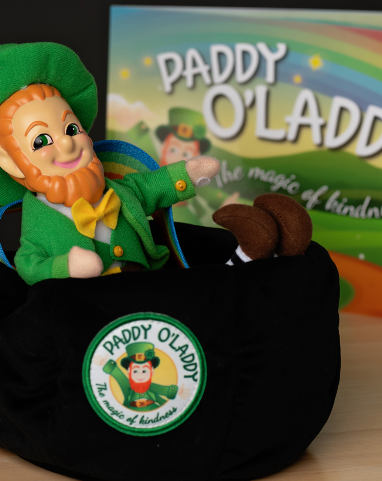 Paddy O'Laddy Book and Leprechaun