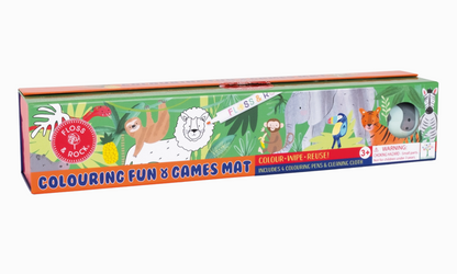 Jungle Colouring Fun and Games Mat