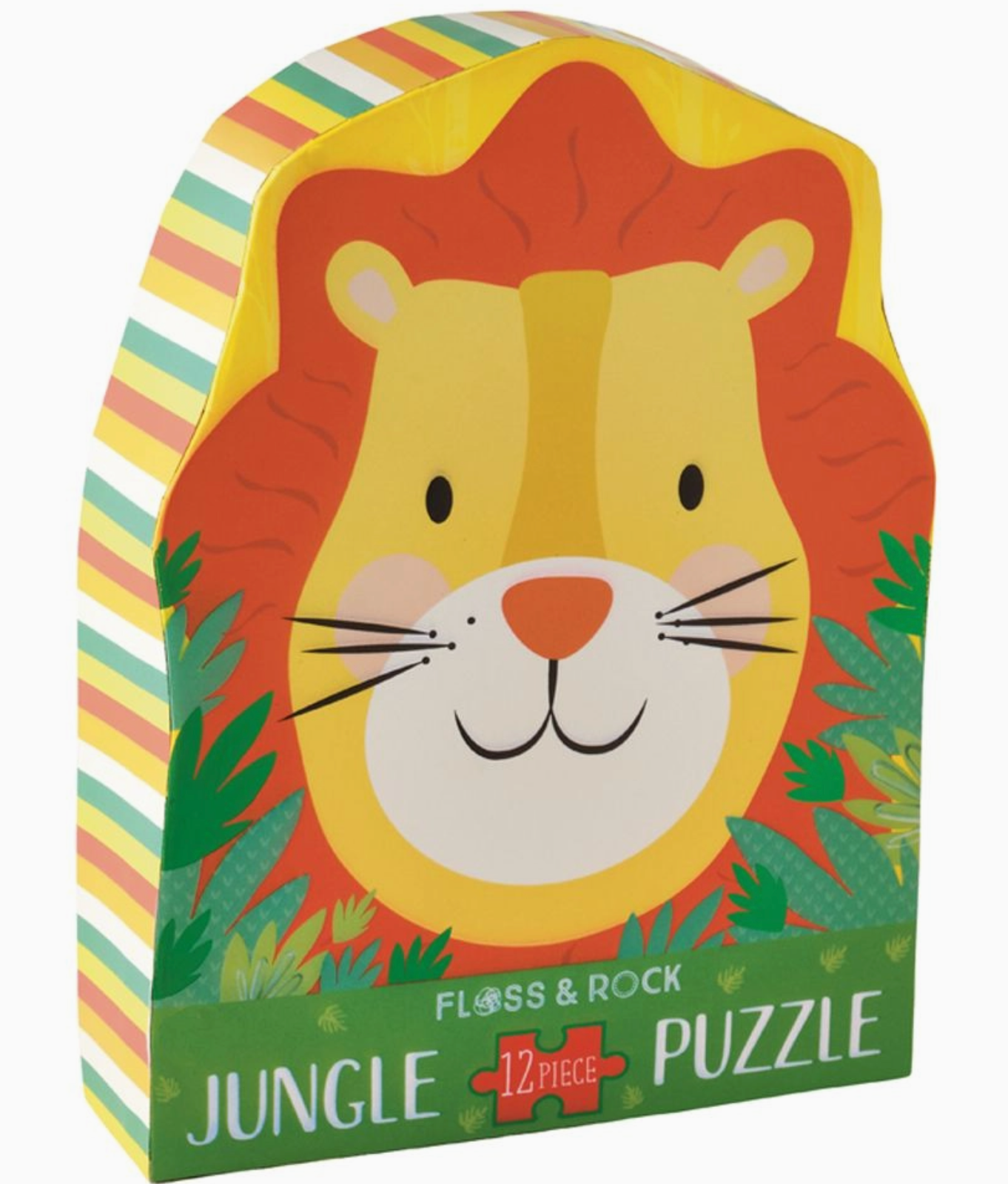 Lion 12pc Shaped Jigsaw with Shaped Box