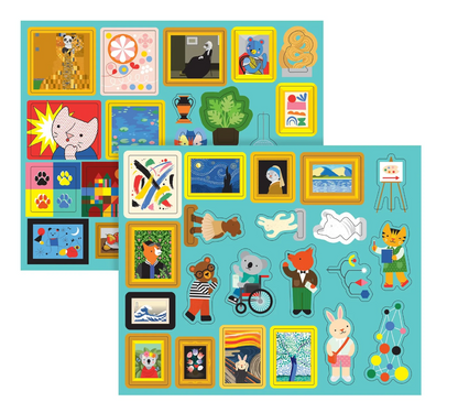 Magnetic Play Scene: My Museum